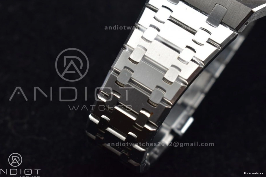 Royal on Bracelet SS Super SS Clone 15500 1:1 Oak APSF Blue Textured 41mm 445 Best Lightweight Dial A4302 Edition 1011